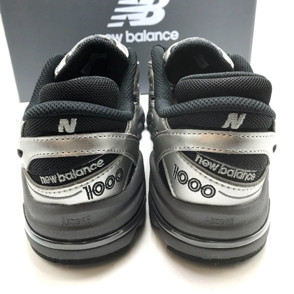 New Balance 1000 🔥 NB Black Silver Metallic Gray M1000EGR U052036 9 10 11.5 13 - Picture 4 of 10